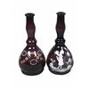 Image 1 : Two Amethyst Barber Bottles