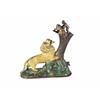 Image 1 : Cast Iron Lion and Monkeys Mechanical Bank