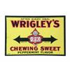 Wrigley's Chewing Gum Counter Coin Felt