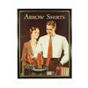 Image 1 : Arrow Shirt Cardboard Sign in original frame