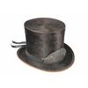 Image 1 : Beaver Skin Top Hat with Carriage Band, Detroit