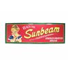 Image 1 : Sunbeam Self Framed Embossed Tin Sign