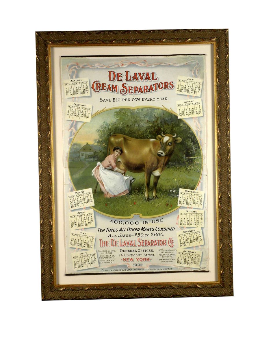 1903 Calendar For DeLaval Cream Separator Company 1903-calendar-for-delaval-cream-separator-company