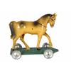 Image 1 : Tin Toy Horse on wheels