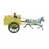 Image 1 : Tin Toy, tin horse with man in cart