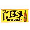 Image 1 : M & S Beverage Embossed Tin Sign