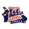 Image 1 : Pepsi Cola Double Dot Die Cut Cardboard Sign