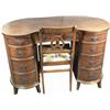 Mahogany Kidney Shaped Desk
