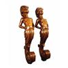 Fabulous Pair of oak mermaid corbels