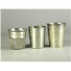 Image 1 : Three Thimble Style Shot Glasses