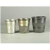 Image 1 : Three Thimble Style Shot Glasses