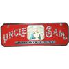 Image 1 : Uncle Sam Cigars Reverse Glass Sign