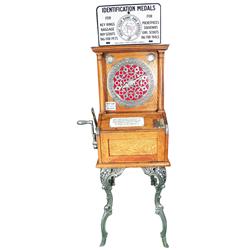 Coin Operated Identification Label Machine