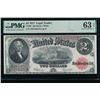 Image 1 : 1917 $2 Legal Tender Note PMG 63EPQ