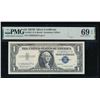 Image 1 : 1957B $1 Silver Certificate PMG 69EPQ