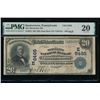 Image 1 : 1902 $20 Quakertown PA National PMG 20
