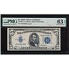 Image 1 : 1934A $5 STAR Silver Certificate PMG 63EPQ
