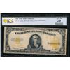 Image 1 : 1922 $10 Gold Certificate PCGS 20