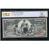 Image 1 : 1896 $2 Educational Silver Certificate PCGS 53