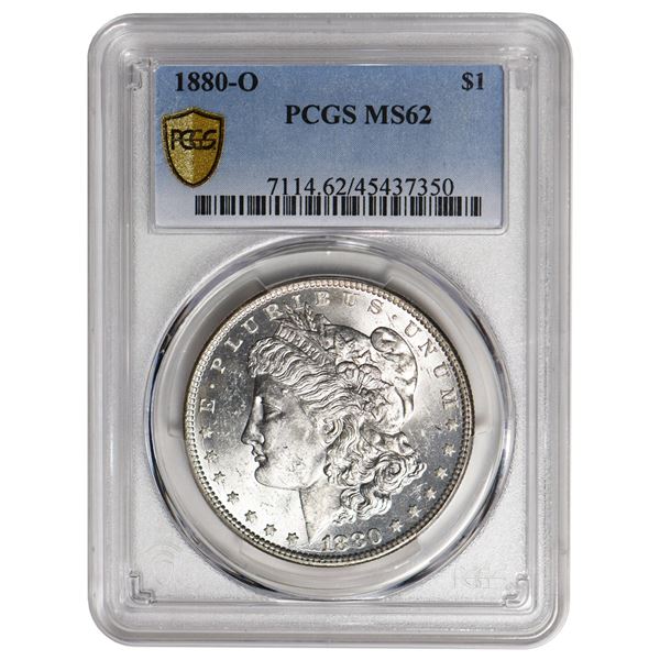 1880-O $1 Morgan Silver Dollar PCGS MS62