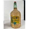 Image 3 : Vintage Wicker Wrapped "Jamaica Rhum" Bottle & Old G&W Little Brown Jug