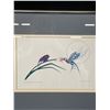 Image 2 : "Hummingbird & Butterfly" Framed Native Print By Richard Shorty. Approx. 11"H x 13 1/2" W