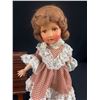 Image 2 : Antique 16" Tall Doll- Marked Germany 3/0 w/ Fixed Eyess and Articulated Arms, Hands and Wood Slatte