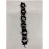 Image 2 : Vintage Tortois Bracelet w/Silver Images On Top