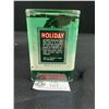 Image 2 : 1940's Holiday Tobacco Pocket Tin. Good Condition