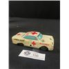 Image 2 : Vintage Red Cross Ambulance Tin Friction Car, 5 1/4" Long. Made In Japan