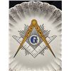 Image 2 : Vintage Hard To Find Masonic/Free Mason's Plate 10" Diameter