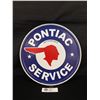 Image 1 : 11 3/4" Diameter Pontiac Authorized Service Sign. Reproduction