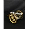 Image 1 : Brass & Cast Iron Cannon. Approx. 10"L x 5"H