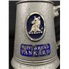 Image 2 : Vintage Solid Metal Whitbread Tankard Ale Tap Topper. Approx. 7 1/2" H x 9"W