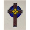 Image 2 : 2 Stained Glass Crosses From Hobbyist Estate