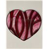 Image 2 : 2 Stained Glass Love Hearts From Hobbyist Estate