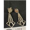 Image 2 : Pair Of Vintage Sterling Silver Filigree Earrings