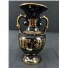 Image 2 : Stunning Hand Made Greek Vase Accented In 24K Gold