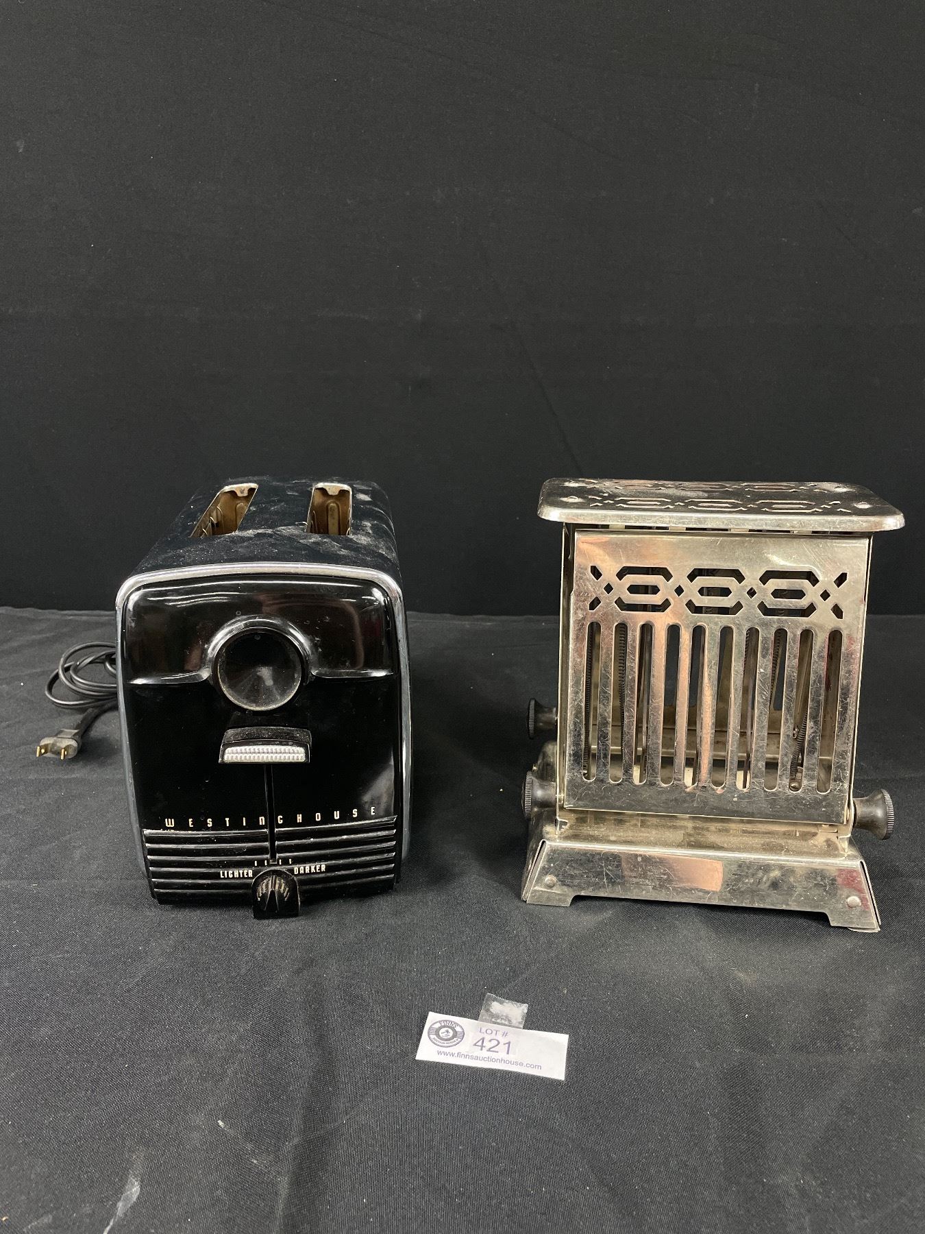 Old Toaster Element 2 Vintage Toasters- Westinghouse & Hotpoint