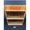 Image 1 : Vintage Coca Cola VCR Cassette Holder. Approx. 23 3/4" H x 18 3/4" Long x 6" Wide