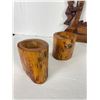 Image 2 : Misc Carved Wood Home Décor.