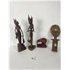 Image 1 : Misc Wooden Carved Souvenirs