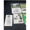 Image 2 : Misc Ephemera Paper Lot, Sketches, Billards Books Etc