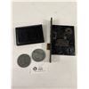 Image 1 : 2 Vintage US Madalians + New Hienz Ketchup Wallet and Old Door Lock