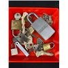 Image 2 : Lot of Vintage Keys and Locks and Skeleton Keys