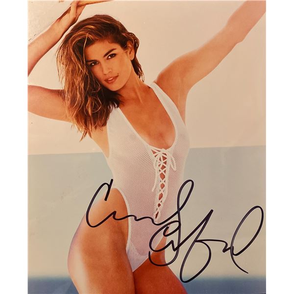 Cindy Crawford signed photo