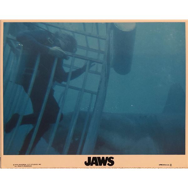 Jaws original 1978R vintage mini lobby card
