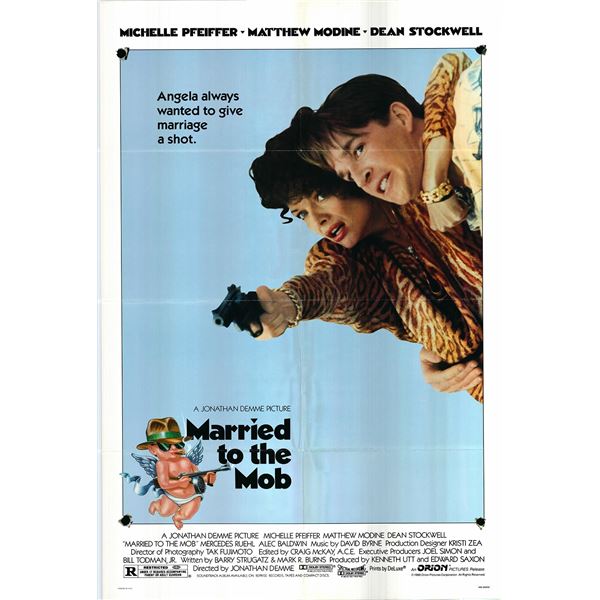 Married to the Mob original 1988 vintage one sheet poster