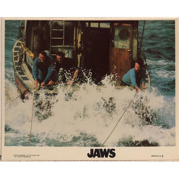 Jaws original 1978R vintage mini lobby card
