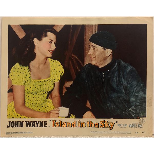 Island in the Sky original 1953 vintage lobby card